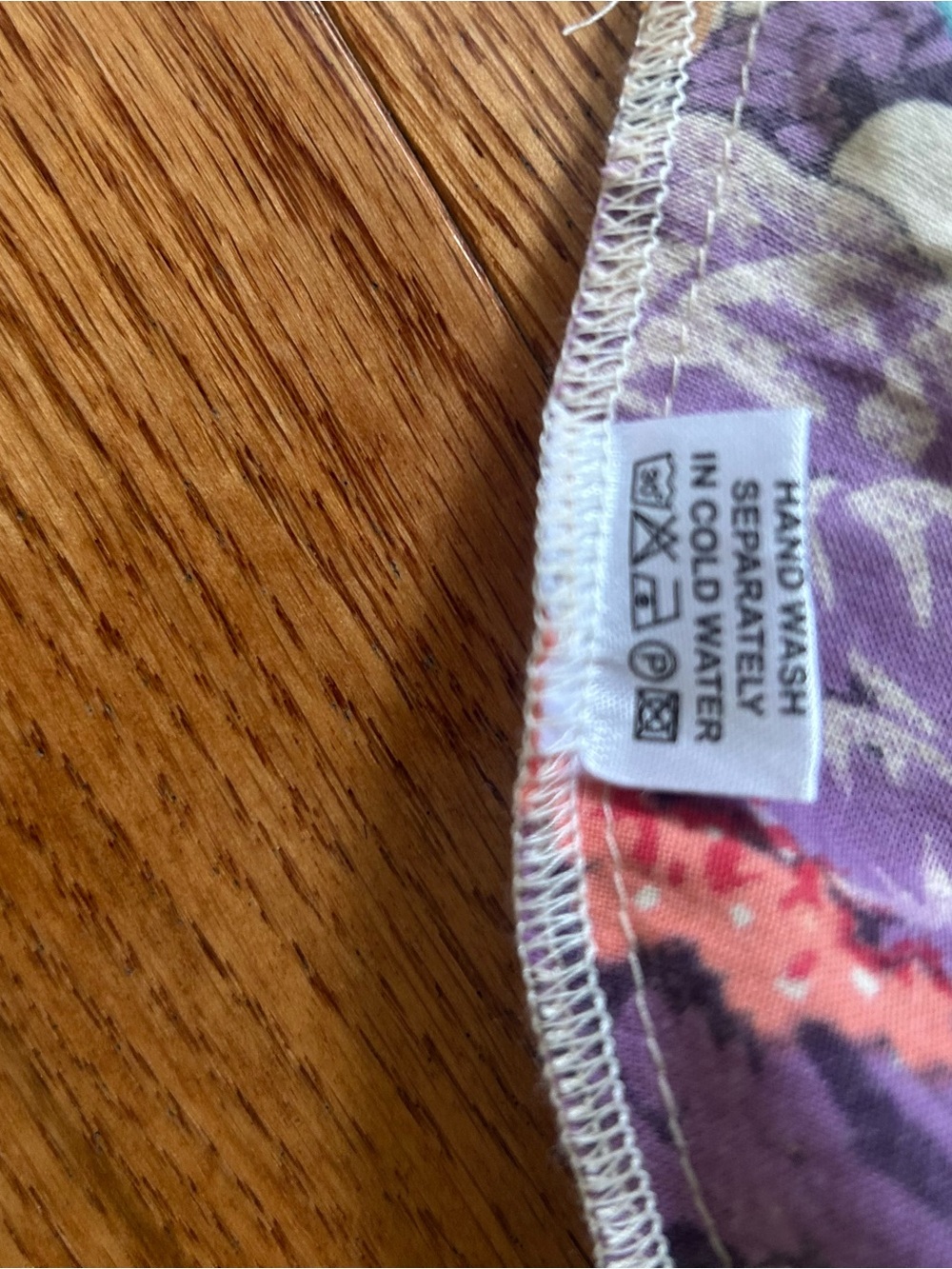 Apsara by Amrita Floral Maxi Dress XL Smocked Back Pockets Boho Cottagecore EUC - Picture 12 of 12